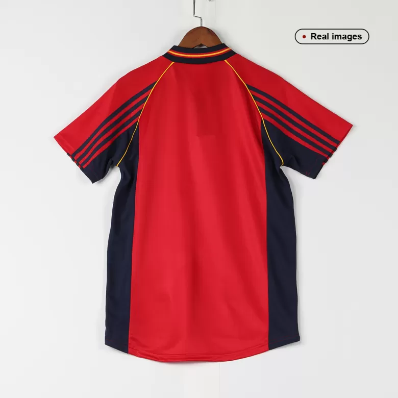 Men's Retro 1998 Spain Home Soccer Jersey Shirt - Pro Jersey Shop