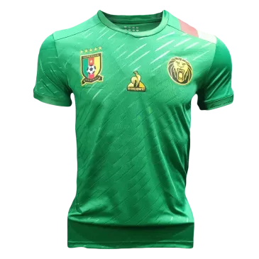 Men's Replica Cameroon Home Soccer Jersey Shirt 2022 Le Coq Sportif - World Cup 2022 - Pro Jersey Shop
