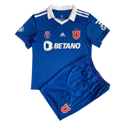 Kids Club Universidad de Chile Home Soccer Jersey Kit (Jersey+Shorts) 2022 - Pro Jersey Shop