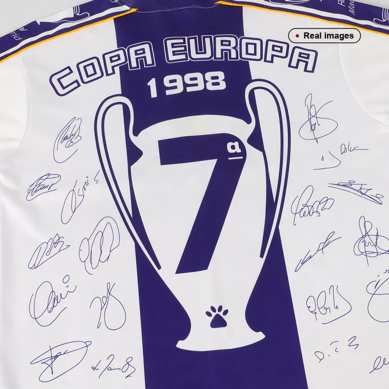 UCL Men's Retro 1997/98 Real Madrid UCL Commemorate Soccer Jersey Shirt - Pro Jersey Shop