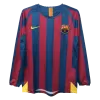 Men's Retro 2005/06 Barcelona Home Long Sleeves Soccer Jersey Shirt - Fan Version - Pro Jersey Shop