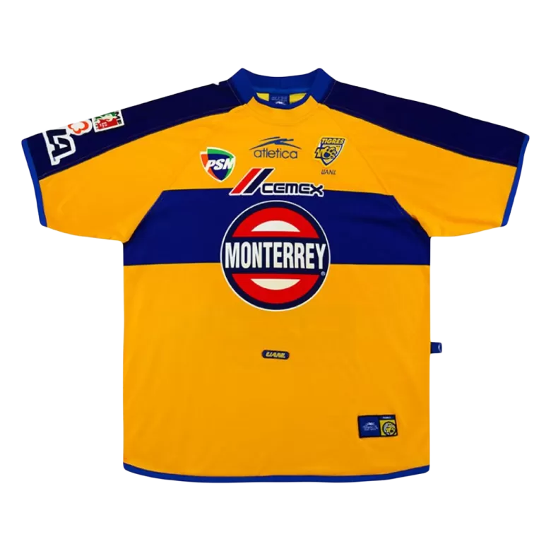 Men's Retro 2001/02 Tigres UANL Home Soccer Jersey Shirt - Pro Jersey Shop