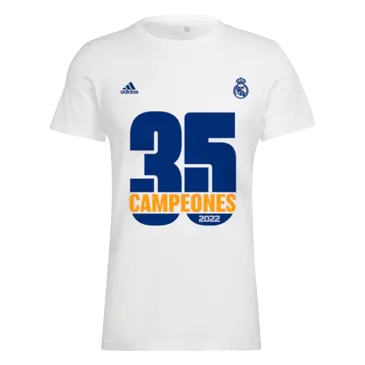 Men's Real Madrid Campeones 35 T-Shirt 2021/22 Adidas - Pro Jersey Shop