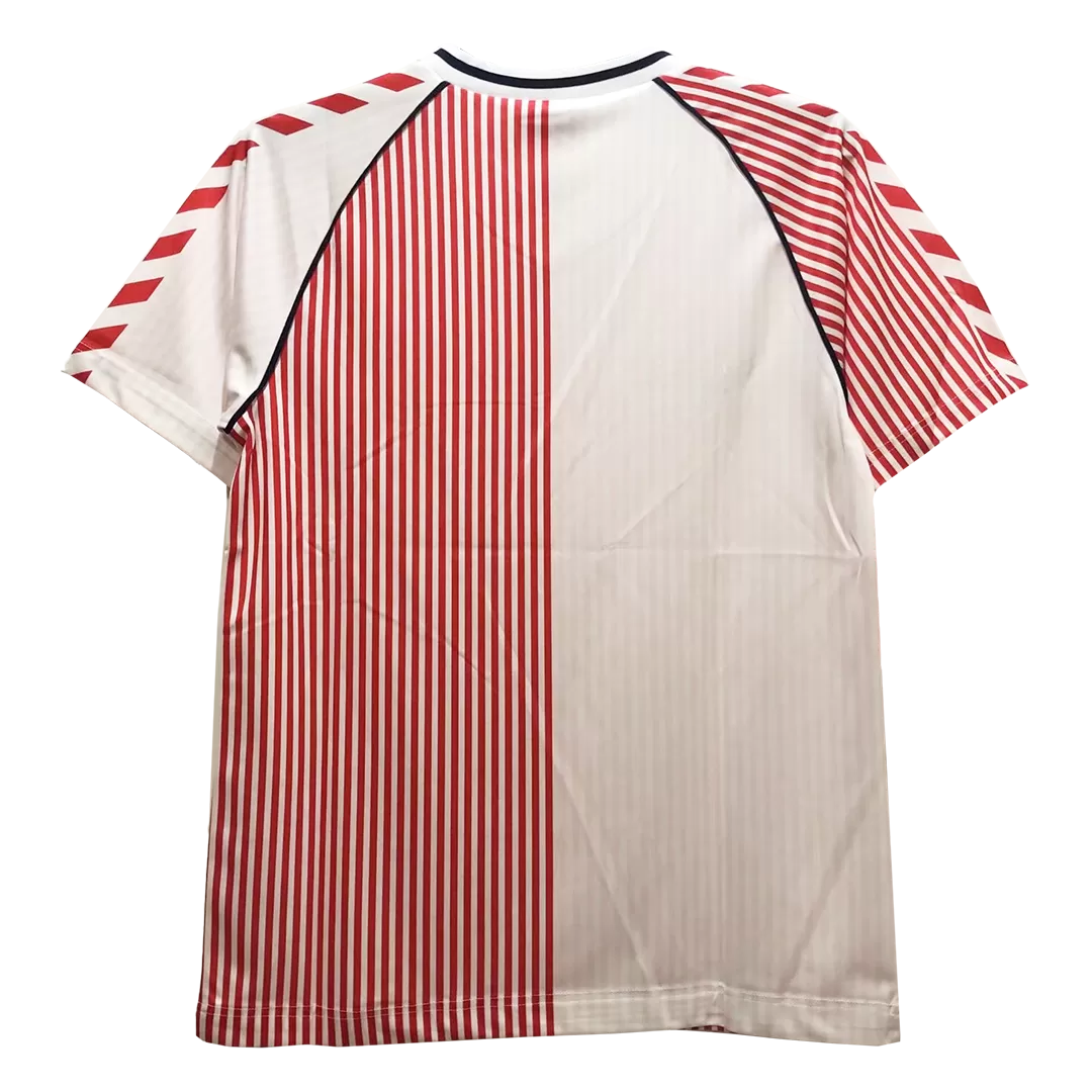 vasthoudend Naar de waarheid Onderdrukker Men's Retro 1986 Denmark Away Soccer Jersey Shirt Hummel | Pro Jersey Shop