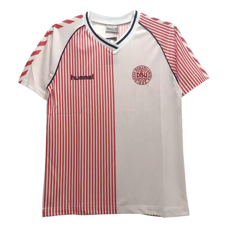 Men's Retro 1986 Denmark Away Soccer Shirt Hummel | Pro Jersey Shop