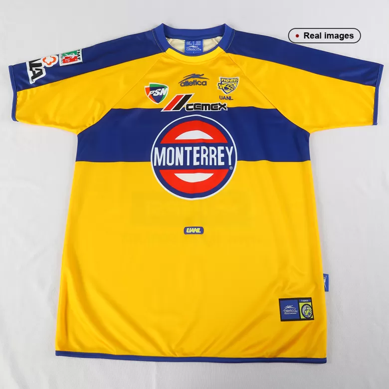 Men's Retro 2001/02 Tigres UANL Home Soccer Jersey Shirt - Pro Jersey Shop