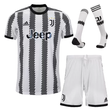 Men's Replica Juventus Home Soccer Jersey Whole Kit (Jersey+Shorts+Socks) 2022/23 Adidas - Pro Jersey Shop