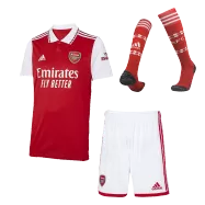 Men's Replica Arsenal Home Soccer Jersey Whole Kit (Jersey+Shorts+Socks) 2022/23 Adidas - Pro Jersey Shop