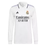 Men's Replica Real Madrid Home Long Sleeves Soccer Jersey Shirt 2022/23 Adidas - Pro Jersey Shop