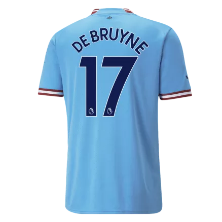 Men's Replica DE BRUYNE #17 Manchester City Home Soccer Jersey Shirt 2022/23 - Pro Jersey Shop
