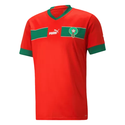 Men's Replica Morocco  Home Soccer Jersey Shirt 2022 - World Cup 2022 - Pro Jersey Shop