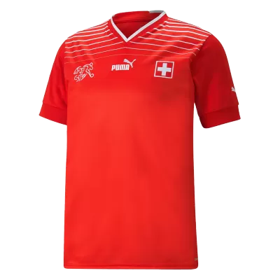 Men's Switzerland Home Soccer Jersey Shirt 2022 - Fan Version - Pro Jersey Shop