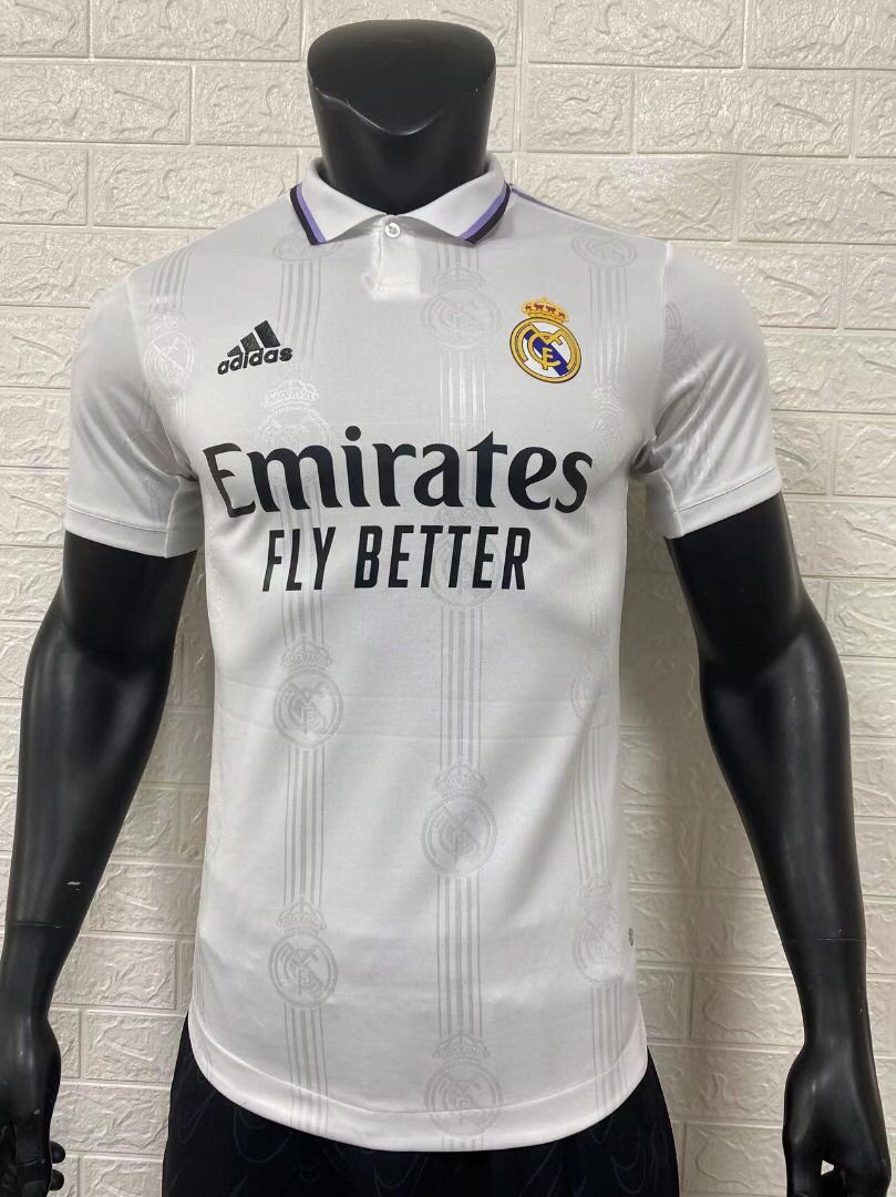 Men's Authentic Real Madrid Home Soccer Jersey Shirt 2022/23 Adidas - Pro Jersey Shop