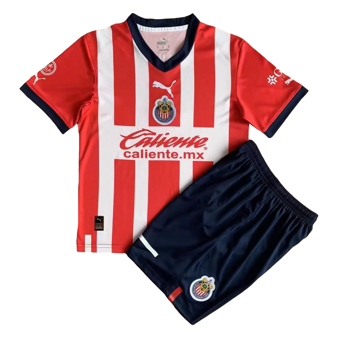 Kids Chivas Home Soccer Jersey Kit (Jersey+Shorts) 2022/23 Puma | Pro  Jersey Shop