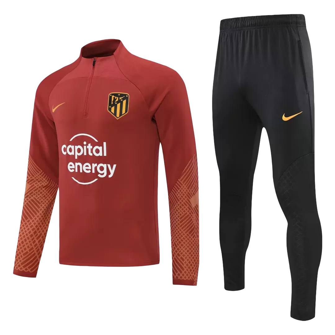 Men's Atletico Madrid Zipper Sweat Shirt Kit (Top+Trousers) 2022/23 Nike | Pro Jersey Shop