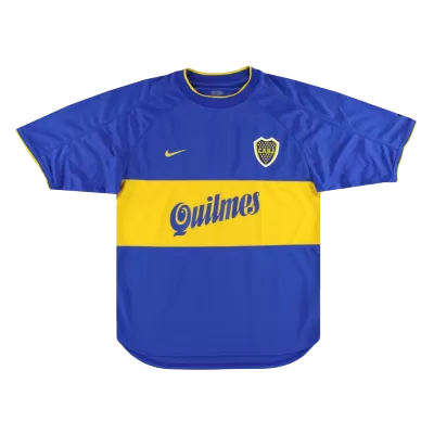 Men's Retro 2000/01 Boca Juniors Home Soccer Jersey Shirt - Pro Jersey Shop