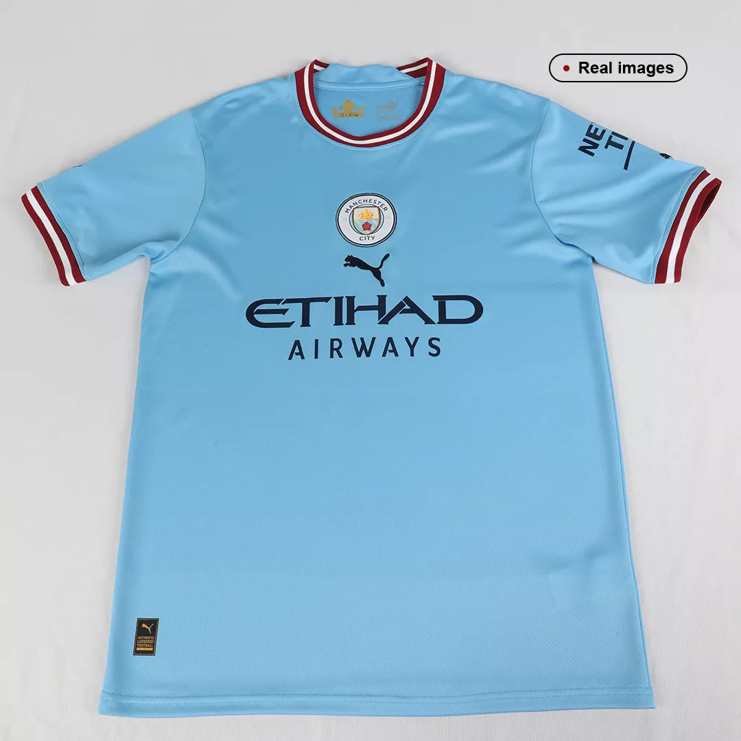 Men's Replica Manchester City Home Soccer Jersey Shirt 2022/23 Puma - Pro Jersey Shop