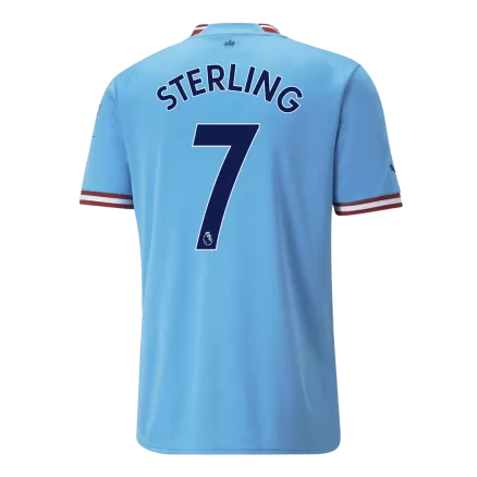 Men's STERLING #7 Manchester City Home Soccer Jersey Shirt 2022/23 - Fan Version - Pro Jersey Shop