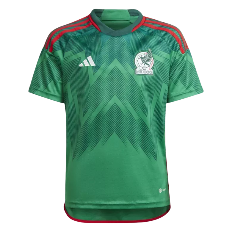 Men's Mexico Home Soccer Jersey Whole Kit (Jersey+Shorts+Socks) 2022 - Fan Version - Pro Jersey Shop