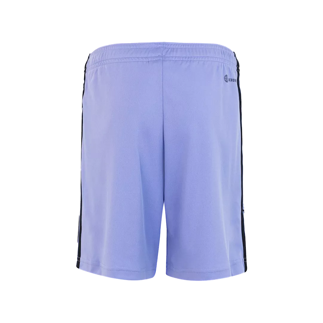 Men's Replica Real Madrid Away Soccer Jersey Whole Kit (Jersey+Shorts+Socks) 2022/23 Adidas - Pro Jersey Shop