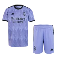Men's Replica Real Madrid Away Soccer Jersey Kit (Jersey+Shorts) 2022/23 Adidas - Pro Jersey Shop