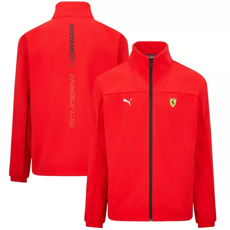 Men's Scuderia Ferrari Softshell Red Jacket 2022 - Pro Jersey Shop