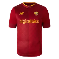 Men's Authentic Roma Home Soccer Jersey Shirt 2022/23 NewBalance - Pro Jersey Shop
