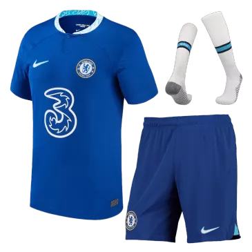 Men's Replica Chelsea Home Soccer Jersey Whole Kit (Jersey+Shorts+Socks) 2022/23 Nike - Pro Jersey Shop