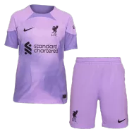 Kids Liverpool Goalkeeper Soccer Jersey Kit (Jersey+Shorts) 2022/23 Nike - Pro Jersey Shop