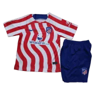 Kids Atletico Madrid Home Soccer Jersey Kit (Jersey+Shorts) 2022/23 Nike - Pro Jersey Shop