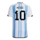 Men's Authentic Messi #10 Argentina Home Soccer Jersey Shirt 2022 World Cup 2022 - Pro Jersey Shop