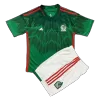 Kids Mexico Home Soccer Jersey Kit (Jersey+Shorts) 2022 - World Cup 2022 - Pro Jersey Shop