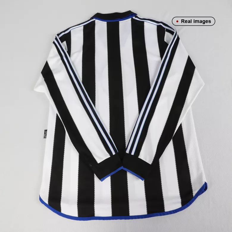 Men's Retro 1999/00 Newcastle Home Long Sleeves Soccer Jersey Shirt - Fan Version - Pro Jersey Shop