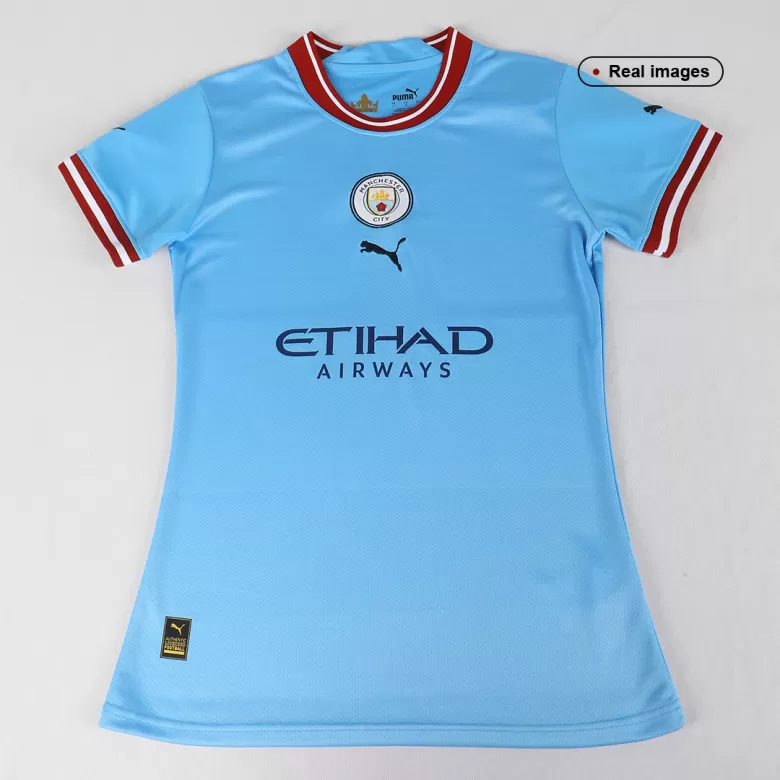 Puma Manchester City Home Shirt 2022-2023 with João Cancelo 27 Printing