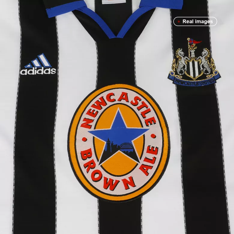 Men's Retro 1999/00 Newcastle Home Long Sleeves Soccer Jersey Shirt - Fan Version - Pro Jersey Shop