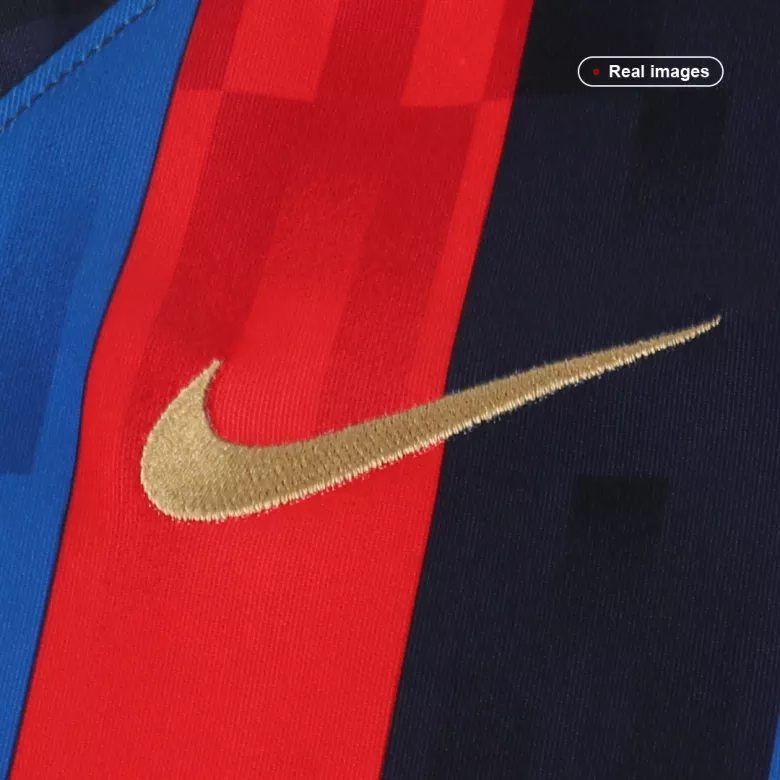 Men's Replica Barcelona Home Long Sleeves Soccer Jersey Shirt 2022/23 - Pro Jersey Shop