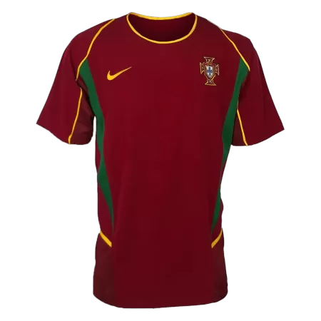 Men's Retro 2002 Portugal Home Soccer Jersey Shirt - Pro Jersey Shop