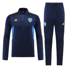 Men's Boca Juniors Zipper Tracksuit Sweat Shirt Kit (Top+Trousers) 2022/23 Adidas - Pro Jersey Shop