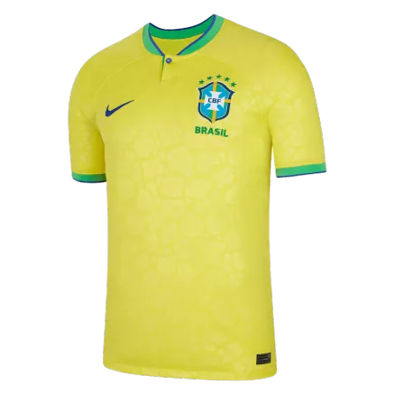 Men's Replica Brazil Home Soccer Jersey Shirt 2022 - World Cup 2022 - Pro Jersey Shop
