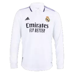Men's Authentic Real Madrid Home Soccer Long Sleeves Jersey Shirt 2022/23 Adidas - Pro Jersey Shop