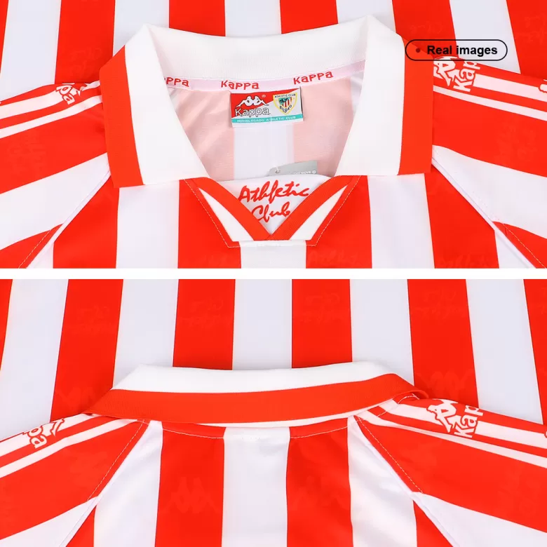 Men's Retro 95/97 Athletic Club de Bilbao Home Soccer Jersey Shirt - Pro Jersey Shop