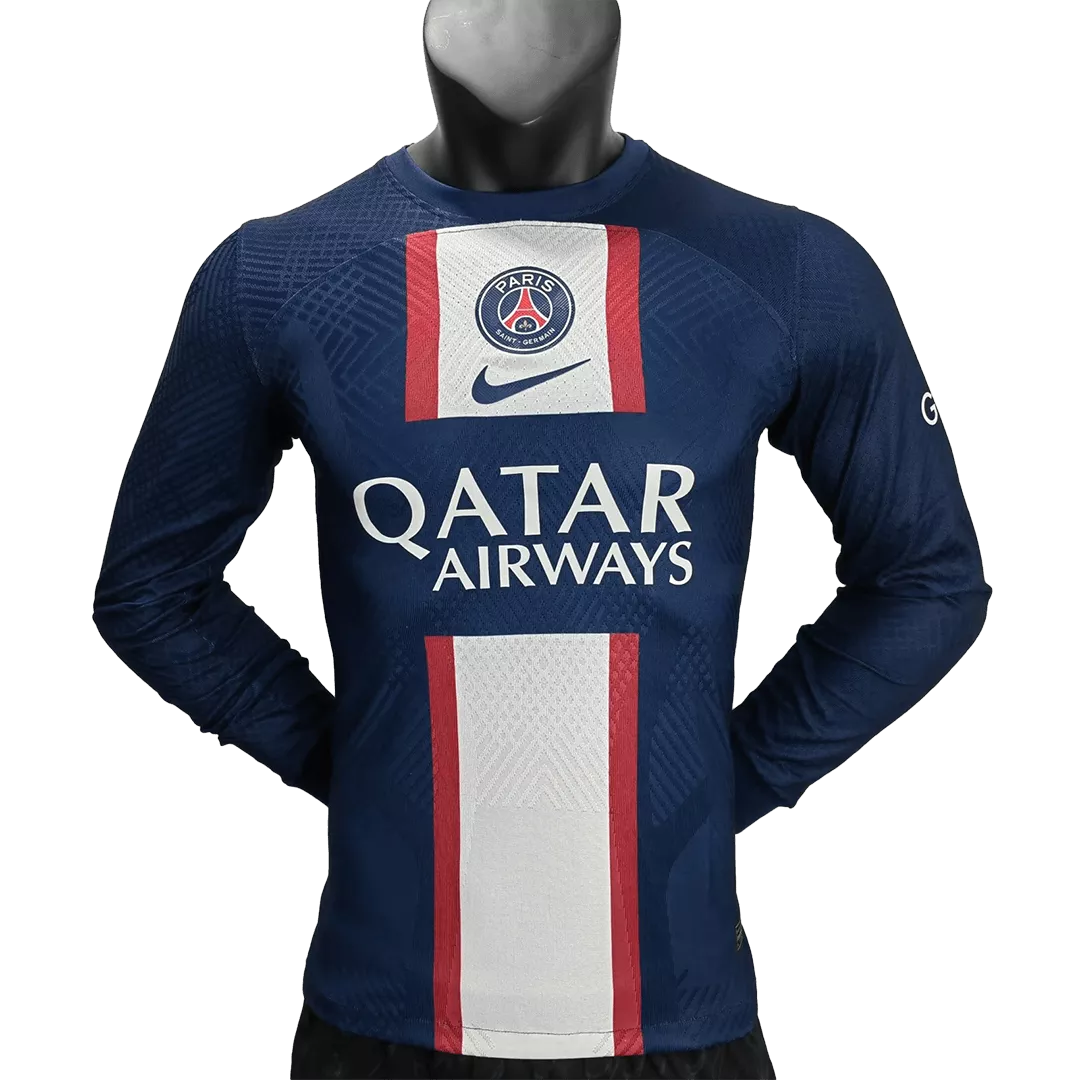 straf temperatuur Corrupt Men's Authentic PSG Home Soccer Long Sleeves Jersey Shirt 2022/23 Nike |  Pro Jersey Shop