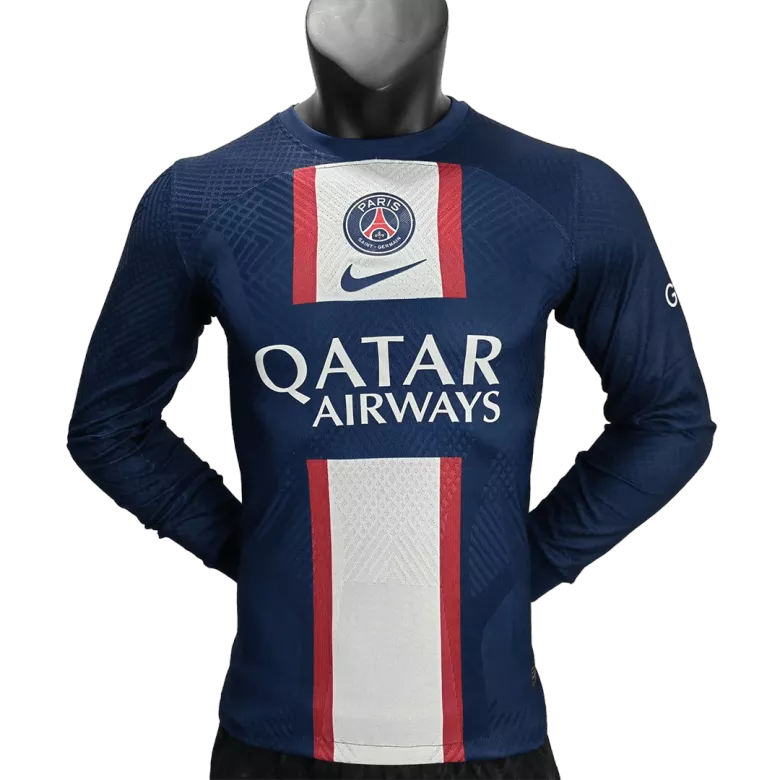 Men's Authentic PSG Home Soccer Long Sleeves Jersey Shirt 2022/23 - Pro Jersey Shop