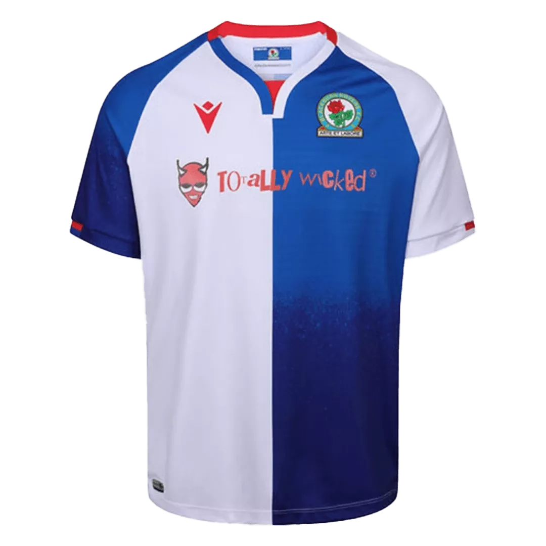 aerolíneas apretado Todavía Men's Replica Blackburn Rovers Home Soccer Jersey Shirt 2022/23 Macron |  Pro Jersey Shop