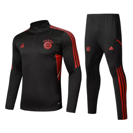 Kids's Bayern Munich Zipper Tracksuit Sweat Shirt Kit (Top+Trousers) 2022/23 - Pro Jersey Shop