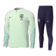 Men's Brazil Zipper Tracksuit Sweat Shirt Kit (Top+Trousers) 2022 - Pro Jersey Shop