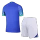 Men's Replica Brazil Away Soccer Jersey Kit (Jersey+Shorts) 2022 - World Cup 2022 - Pro Jersey Shop