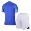 Men's Brazil Away Soccer Jersey Kit (Jersey+Shorts) 2022 - World Cup 2022 - Fan Version - Pro Jersey Shop