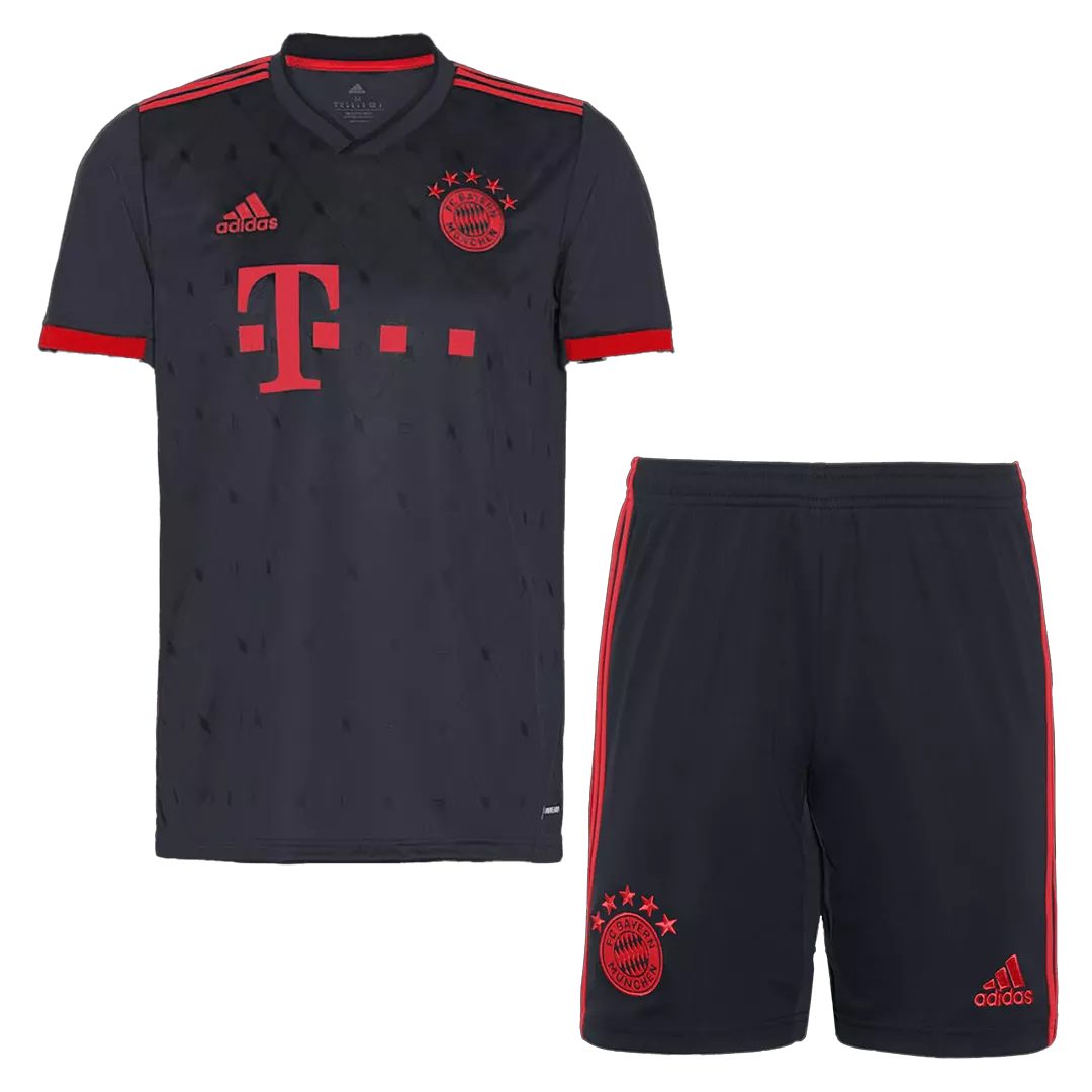 Men's Replica Bayern Munich Third Away Soccer Jersey Kit (Jersey+Shorts) 2022/23 Adidas - Pro Jersey Shop