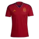 Men's Replica Spain Home Soccer Jersey Shirt 2022 - World Cup 2022 - Pro Jersey Shop